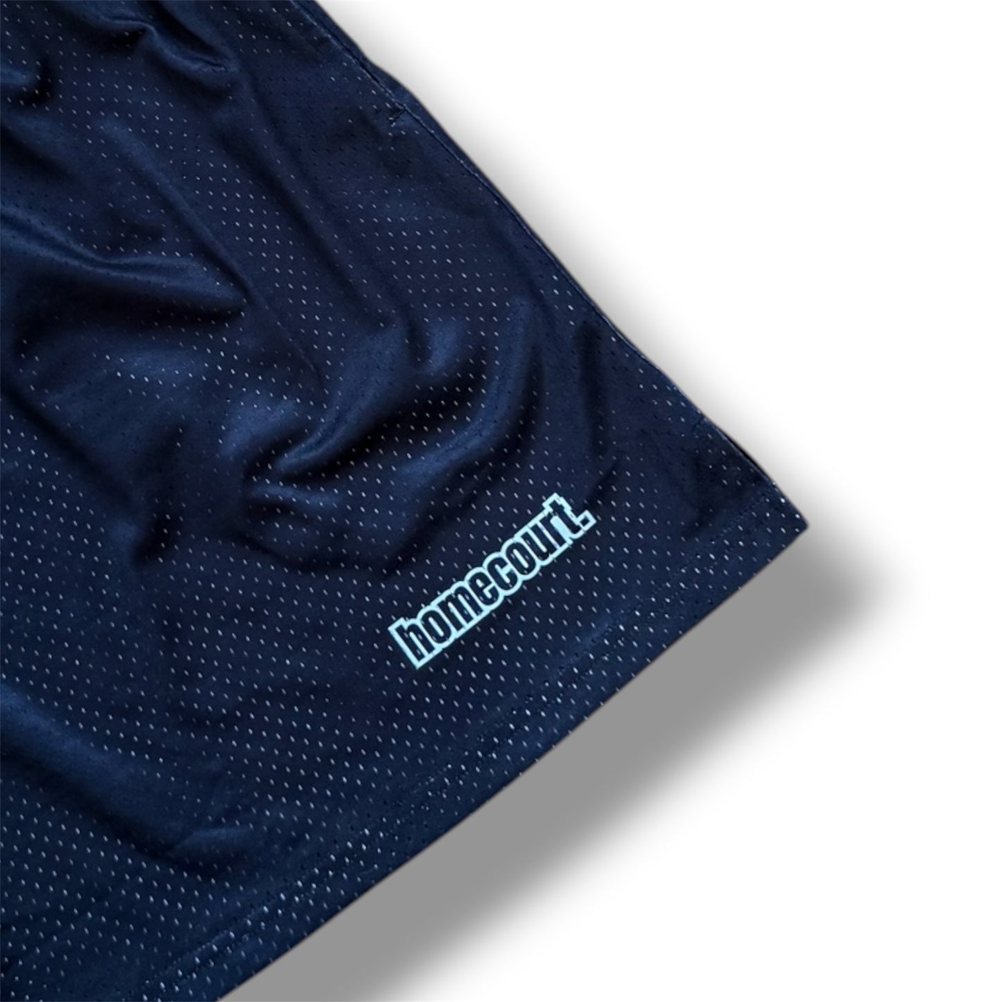 Mesh shorts: solid black