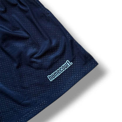 Mesh shorts: solid black