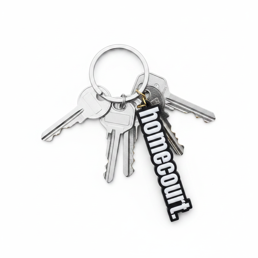 Homecourt keyring.